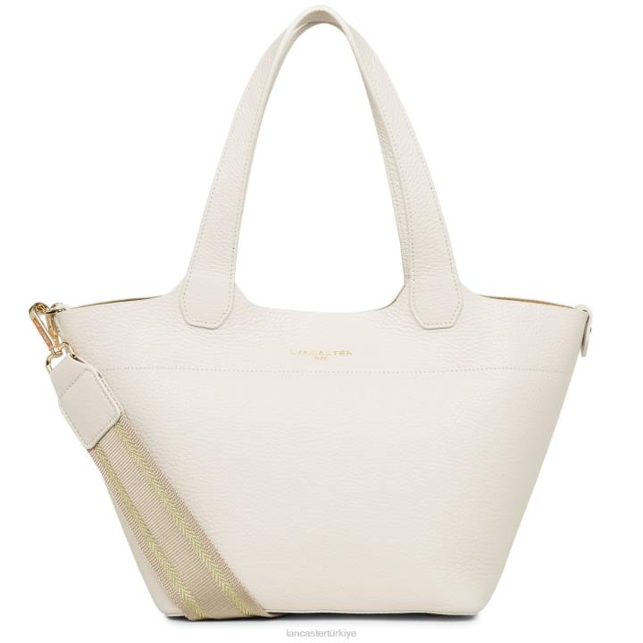 kadınlar çanta foulonne çift ekru-veya- Lancaster Paris çanta H0LP3678