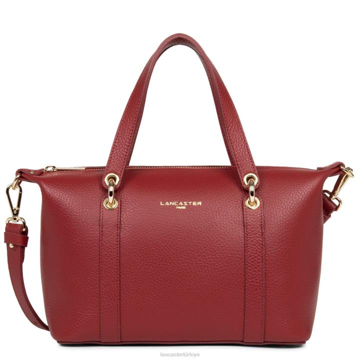 kadınlar çanta foulonne çift kızarık karmin Lancaster Paris çanta H0LP3381