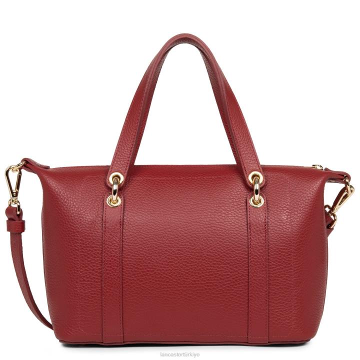 kadınlar çanta foulonne çift kızarık karmin Lancaster Paris çanta H0LP3381