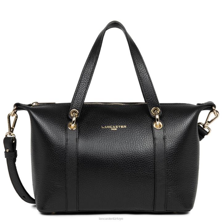 kadınlar çanta foulonne çift noir-in-çıplak Lancaster Paris çanta H0LP3378