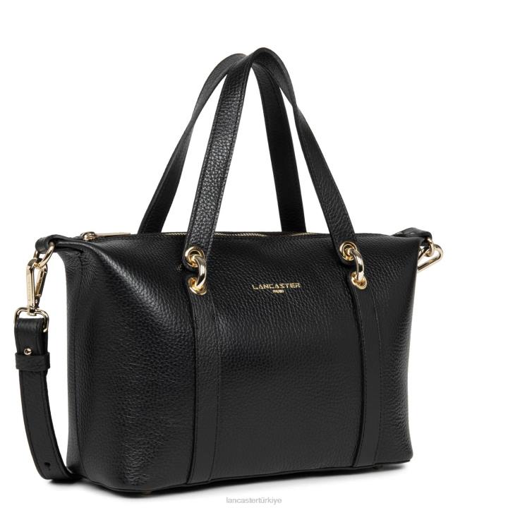 kadınlar çanta foulonne çift noir-in-çıplak Lancaster Paris çanta H0LP3378