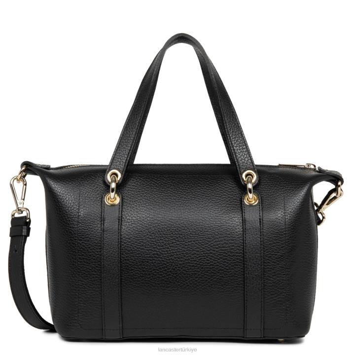 kadınlar çanta foulonne çift noir-in-çıplak Lancaster Paris çanta H0LP3378