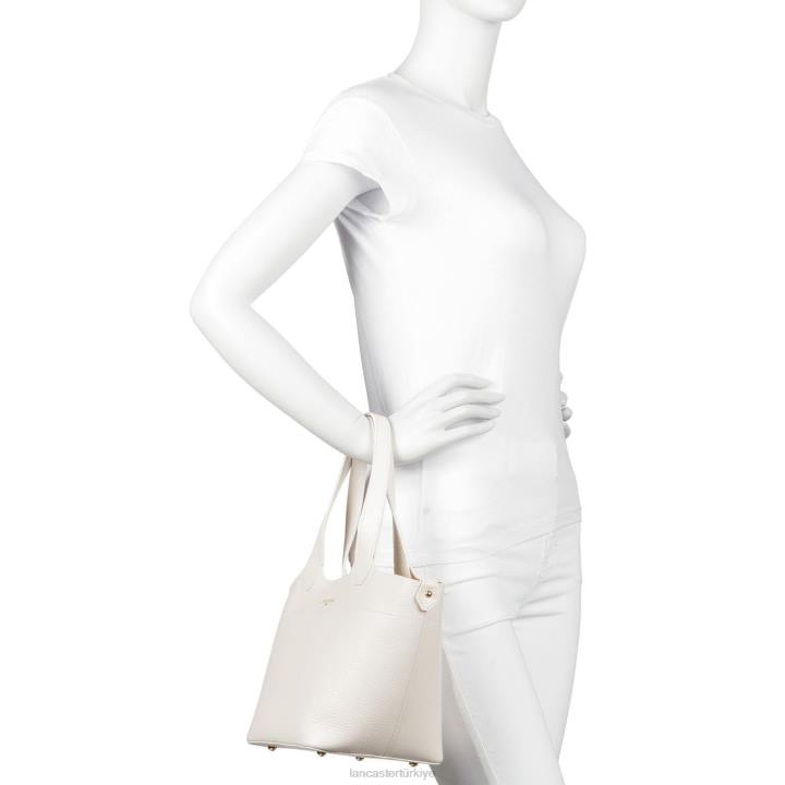 kadınlar çanta foulonne çift noir-in-çıplak Lancaster Paris çanta H0LP3674