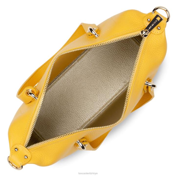 kadınlar çanta foulonne çift sarı-ya da Lancaster Paris çanta H0LP3373
