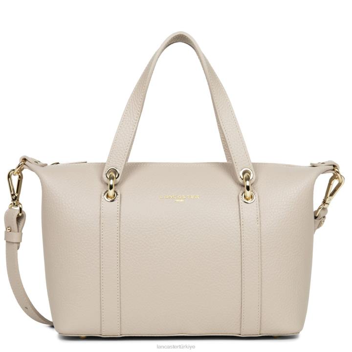 kadınlar çanta foulonne çift turuncu-bej Lancaster Paris çanta H0LP3376
