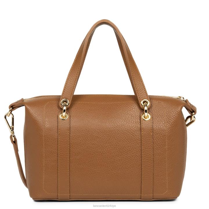 kadınlar çanta foulonne çift turuncu deve Lancaster Paris çanta H0LP3380