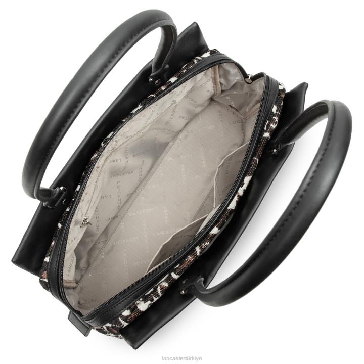 kadınlar çanta gerçek orman halısı kara leopar Lancaster Paris çanta H0LP3473