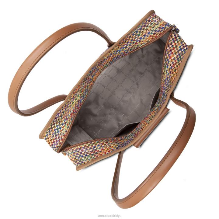 kadınlar çanta gerçek provencal deve çoklu Lancaster Paris çanta H0LP3632