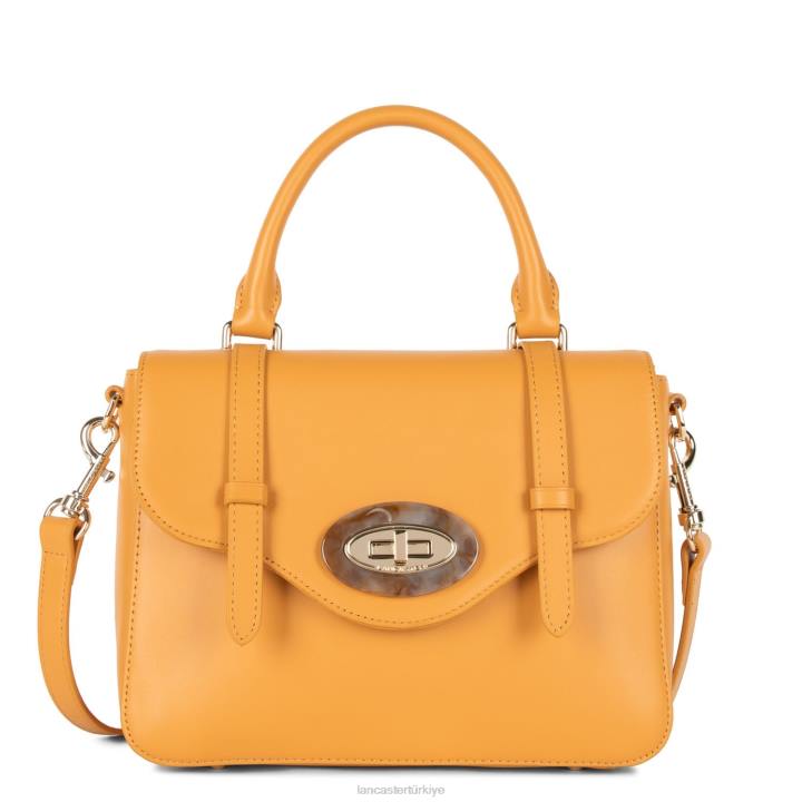 kadınlar çanta mermer dokunuşu Safran Lancaster Paris çanta H0LP4248