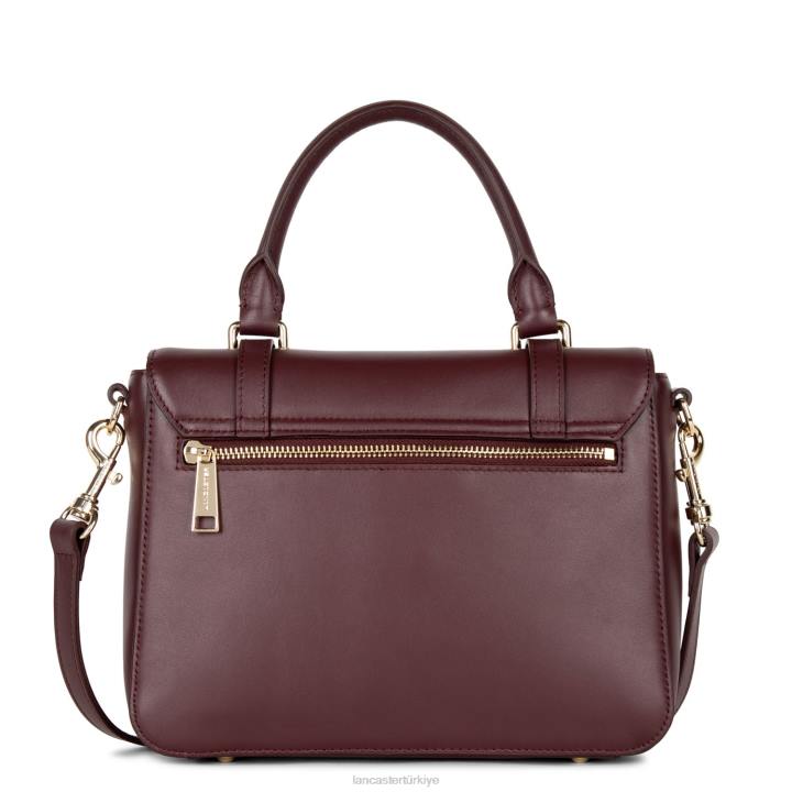 kadınlar çanta mermer dokunuşu bordo Lancaster Paris çanta H0LP4254