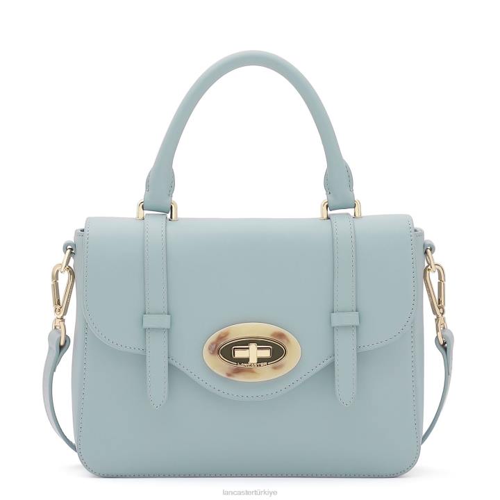 kadınlar çanta mermer dokunuşu mavi cendre Lancaster Paris çanta H0LP4251