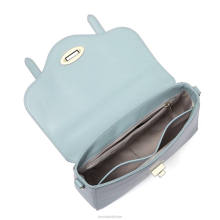 kadınlar çanta mermer dokunuşu mavi cendre Lancaster Paris çanta H0LP4251