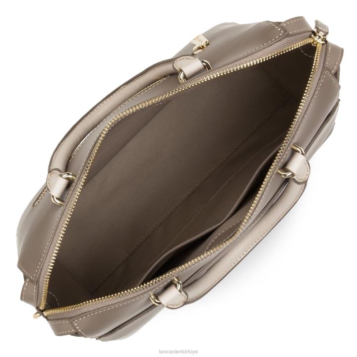 kadınlar çanta pürüzsüz veya hafif boz kahverengi-çıplak fonce-galet gül Lancaster Paris çanta H0LP3080