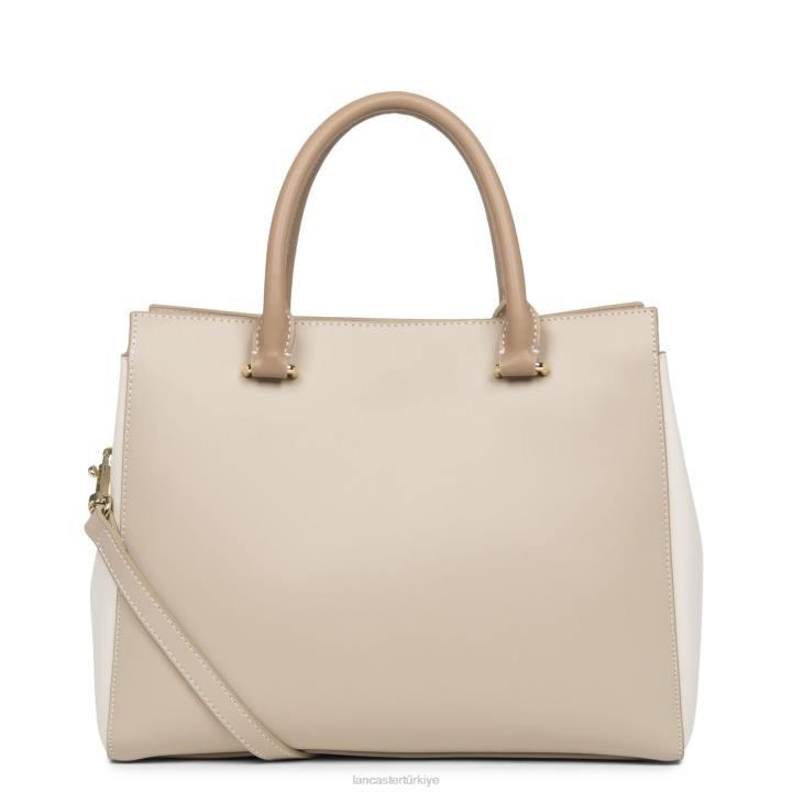 kadınlar çanta pürüzsüz veya yeni galet rose-ekru-çıplak Lancaster Paris çanta H0LP3100