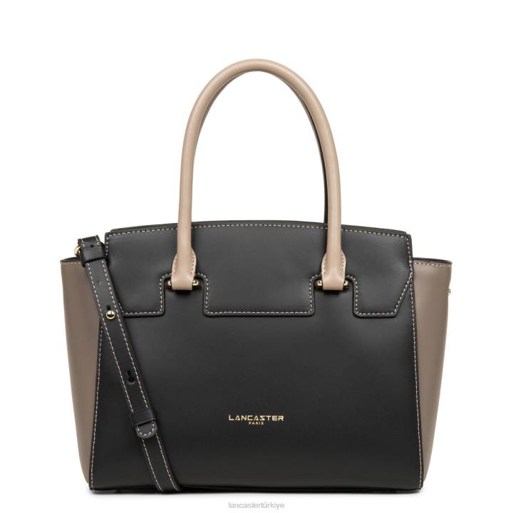 kadınlar çanta pürüzsüz veya yeni noir-taupe-çıplak fonce Lancaster Paris çanta H0LP3543