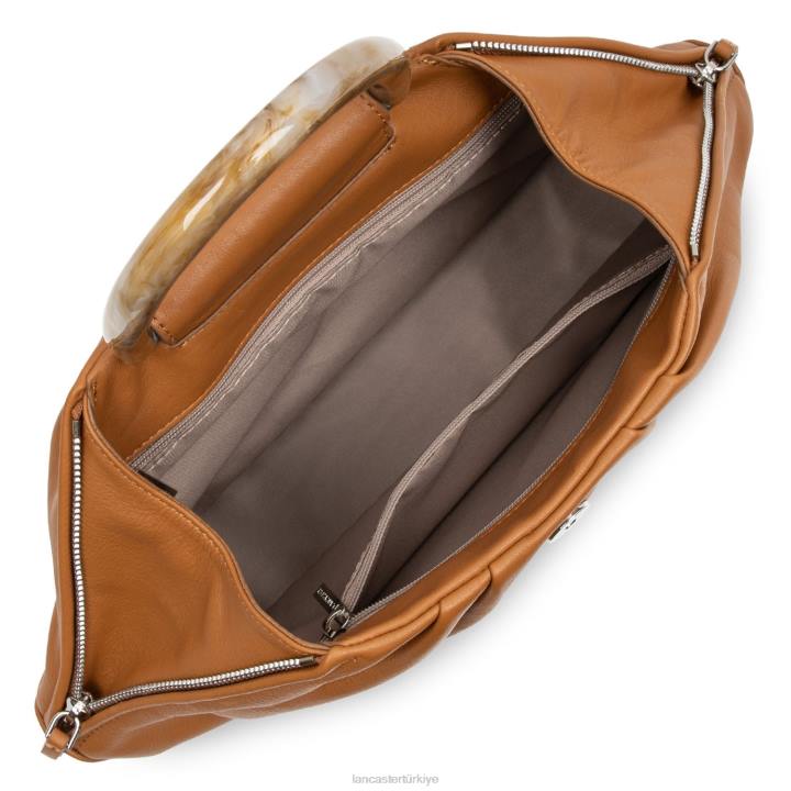 kadınlar çanta yumuşak mermer deve Lancaster Paris çanta H0LP3690