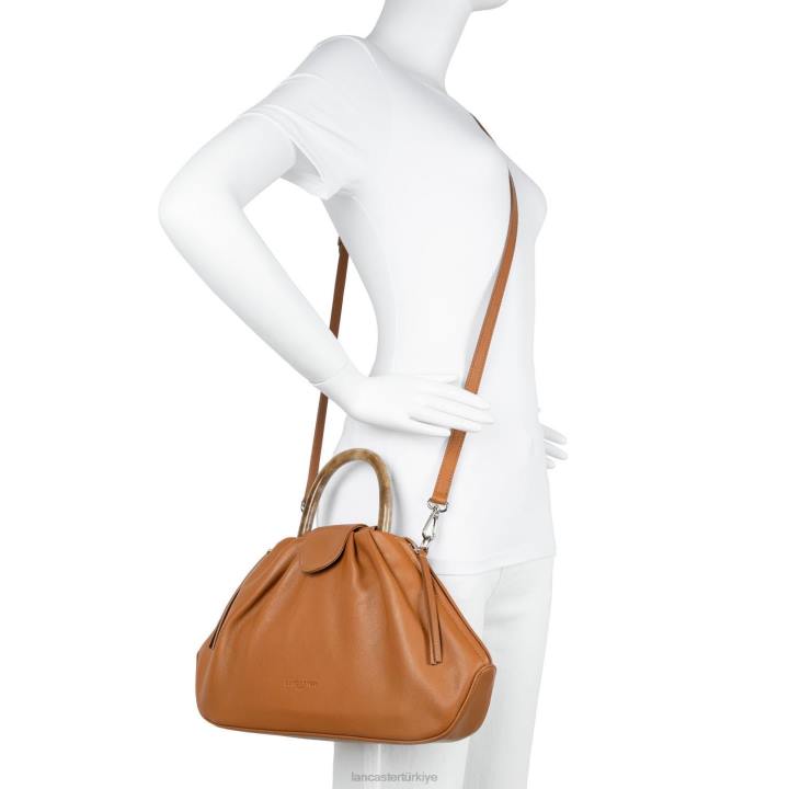 kadınlar çanta yumuşak mermer deve Lancaster Paris çanta H0LP3690
