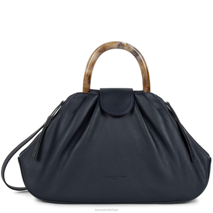 kadınlar çanta yumuşak mermer mavi fonce Lancaster Paris çanta H0LP3688
