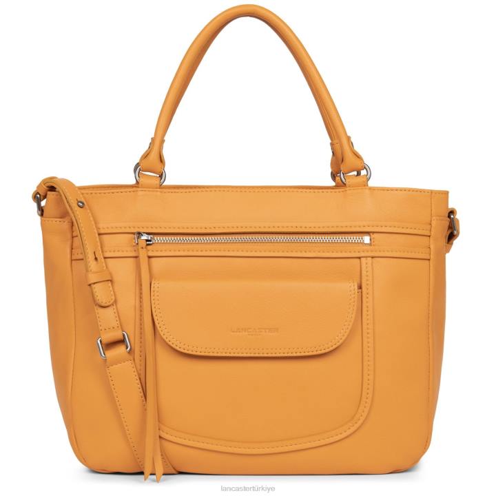 kadınlar çanta yumuşak vintage Safran Lancaster Paris çanta H0LP3390