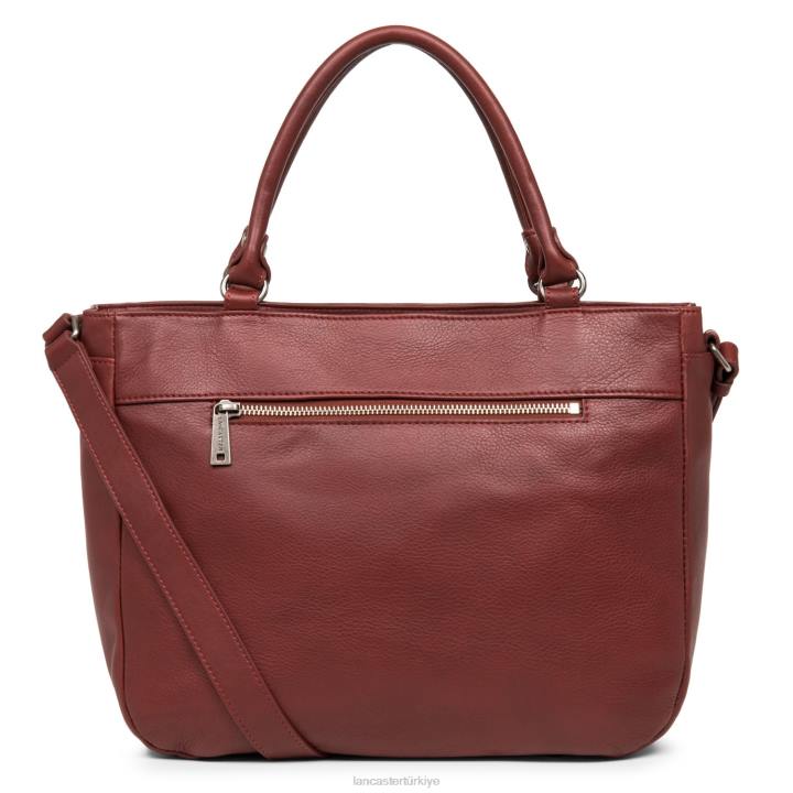 kadınlar çanta yumuşak vintage bordo Lancaster Paris çanta H0LP3389