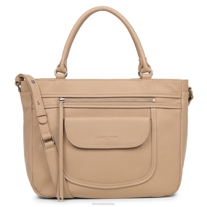 kadınlar çanta yumuşak vintage cappuccino Lancaster Paris çanta H0LP3391