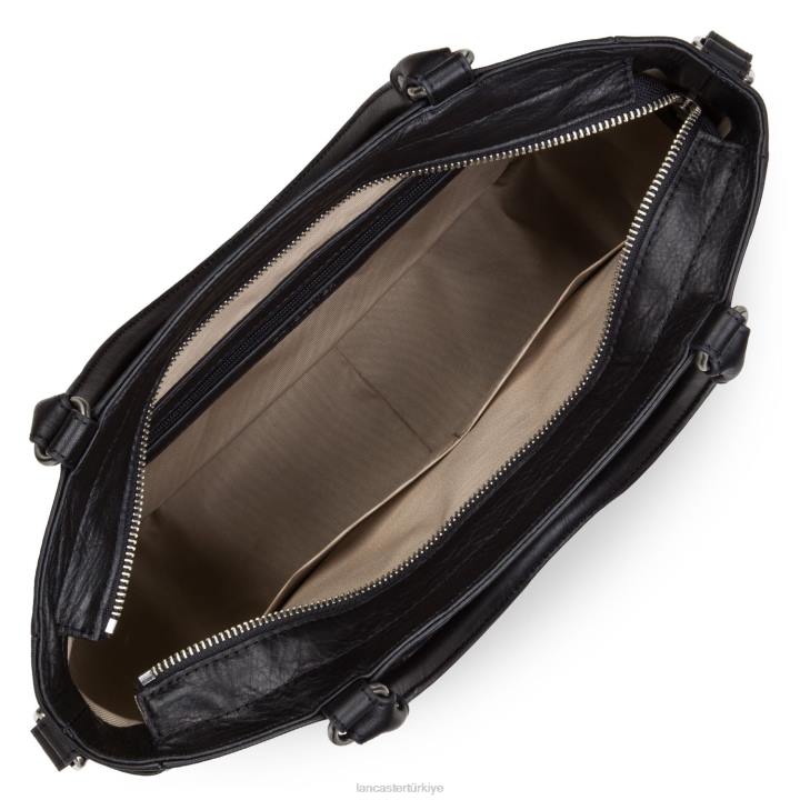 kadınlar çanta yumuşak vintage kara Lancaster Paris çanta H0LP3386