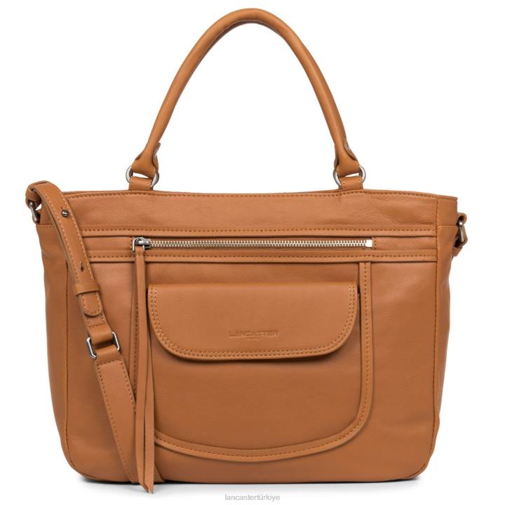 kadınlar çanta yumuşak vintage miel Lancaster Paris çanta H0LP3385