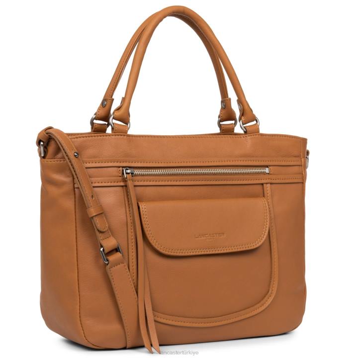 kadınlar çanta yumuşak vintage miel Lancaster Paris çanta H0LP3385