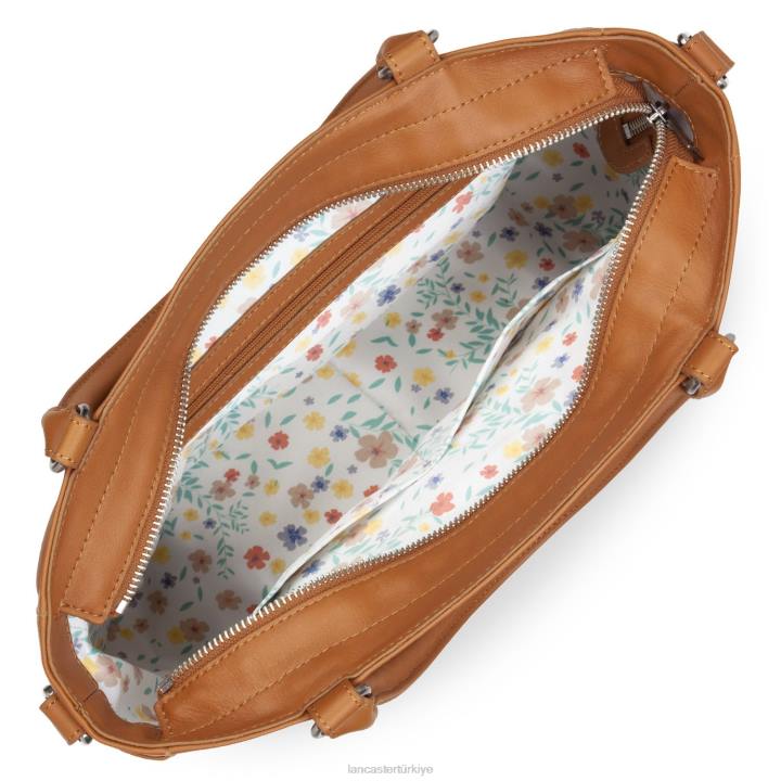 kadınlar çanta yumuşak vintage miel Lancaster Paris çanta H0LP3385