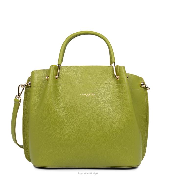 kadınlar büyük çanta foulonne çift kerevizde zeytin Lancaster Paris çanta H0LP2931