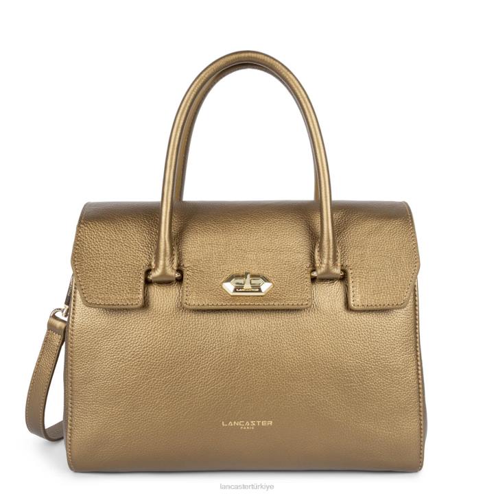 kadınlar büyük çanta foulonne milano altın antika Lancaster Paris çanta H0LP358