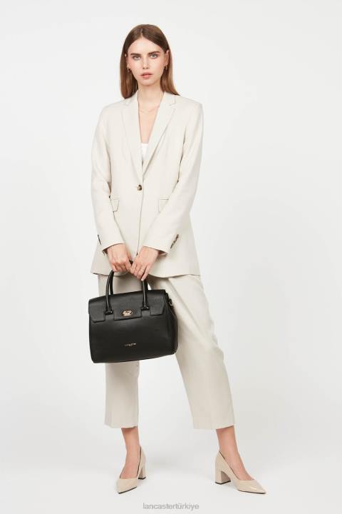 kadınlar büyük çanta foulonne milano kara Lancaster Paris çanta H0LP355
