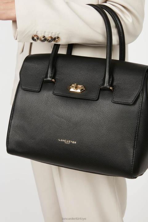 kadınlar büyük çanta foulonne milano kara Lancaster Paris çanta H0LP355