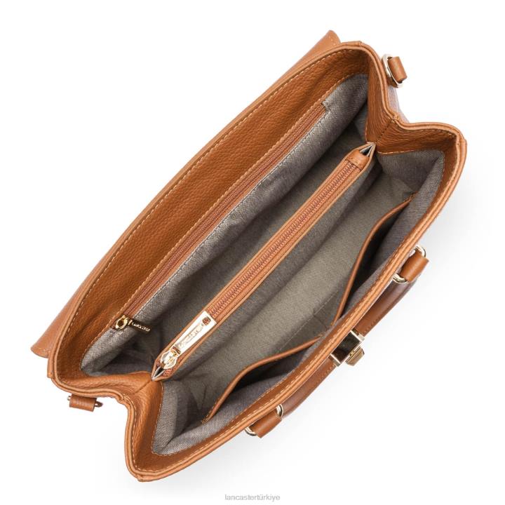 kadınlar büyük çanta foulonne milano karamel Lancaster Paris çanta H0LP361