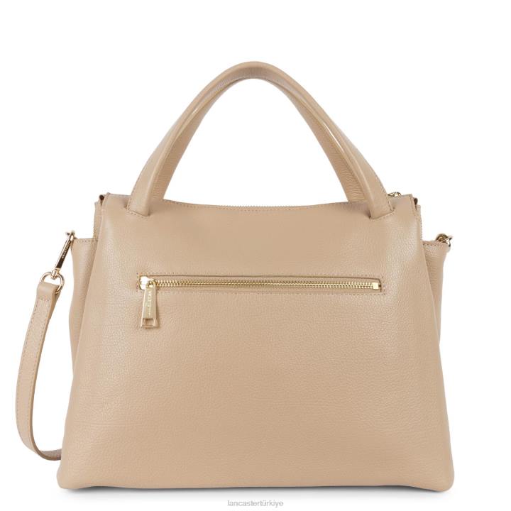 kadınlar büyük çanta kumul bej fonce Lancaster Paris çanta H0LP2608