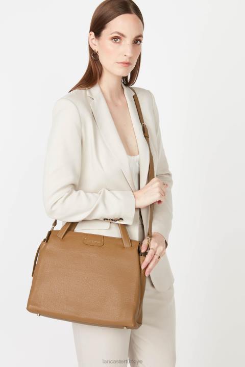 kadınlar büyük çanta kumul deve Lancaster Paris çanta H0LP2609