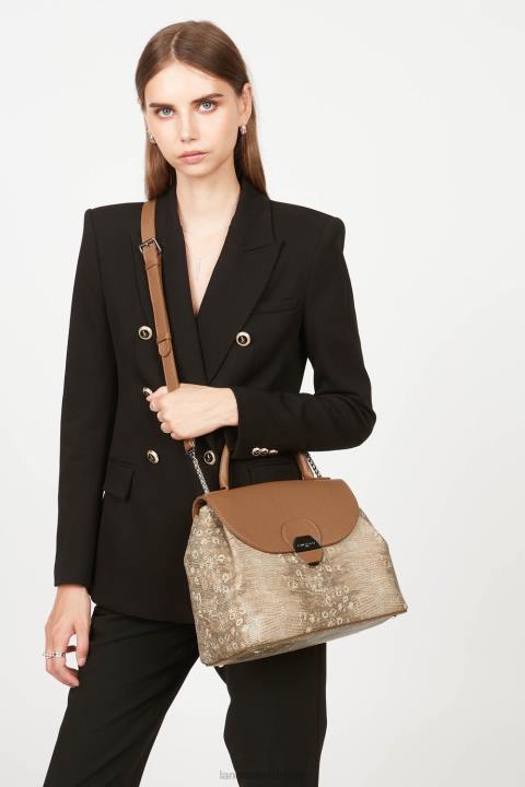 kadınlar büyük çanta pia deve iguanası Lancaster Paris çanta H0LP2674