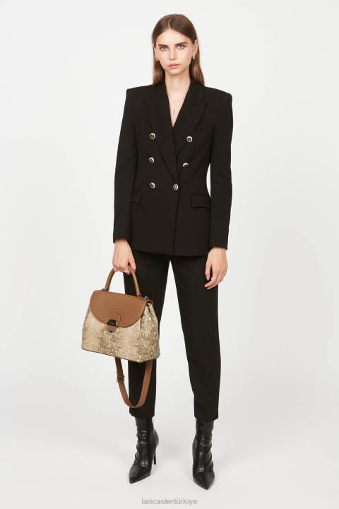 kadınlar büyük çanta pia deve iguanası Lancaster Paris çanta H0LP2674