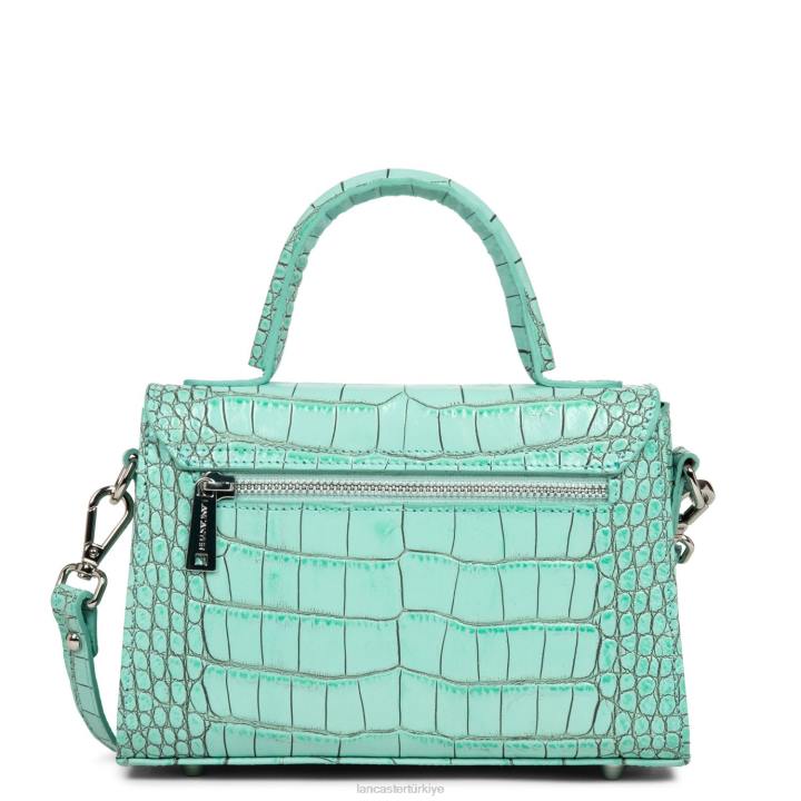 kadınlar küçük çanta croco hors serisi turkuaz Lancaster Paris çanta H0LP221