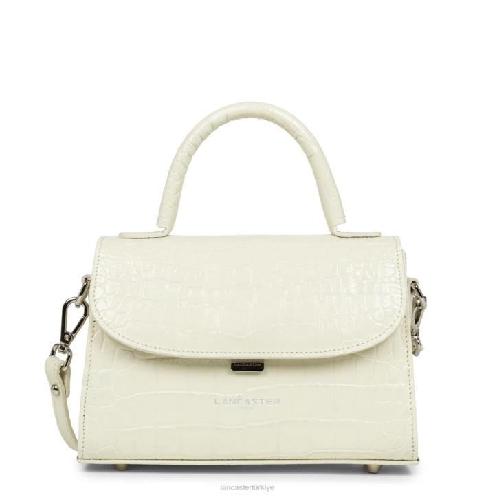 kadınlar küçük çanta egzotik lezard & croco fr bej Lancaster Paris çanta H0LP207