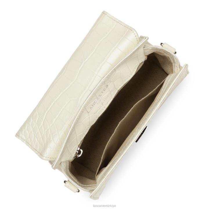 kadınlar küçük çanta egzotik lezard & croco fr bej Lancaster Paris çanta H0LP207