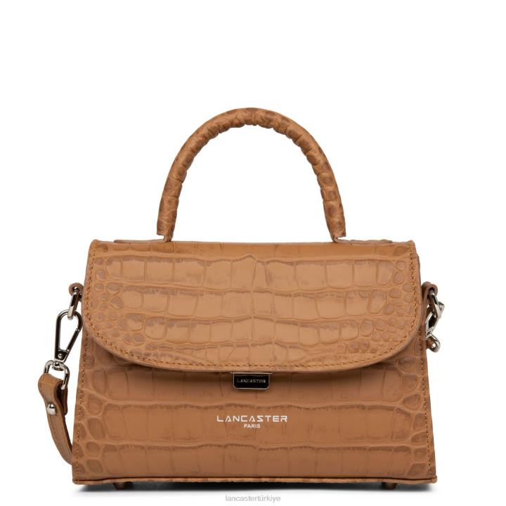 kadınlar küçük çanta egzotik lezard & croco fr deve Lancaster Paris çanta H0LP214