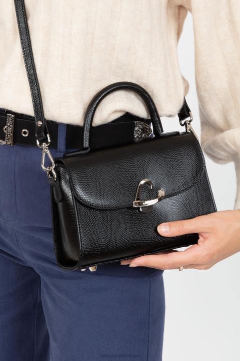 kadınlar küçük çanta lucertola kara Lancaster Paris çanta H0LP283