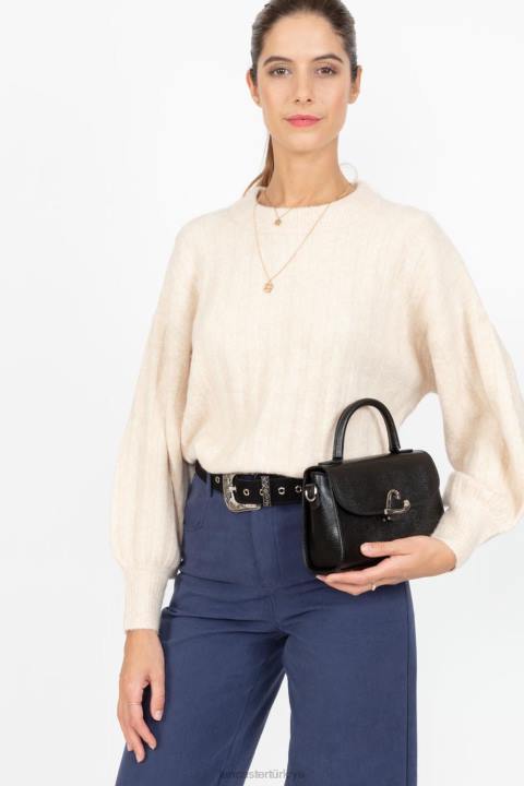 kadınlar küçük çanta lucertola kara Lancaster Paris çanta H0LP283