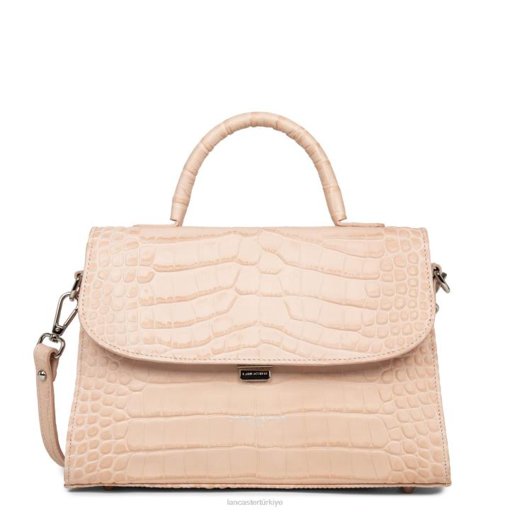 kadınlar m çanta egzotik lezard & croco fr pudra Lancaster Paris çanta H0LP2471