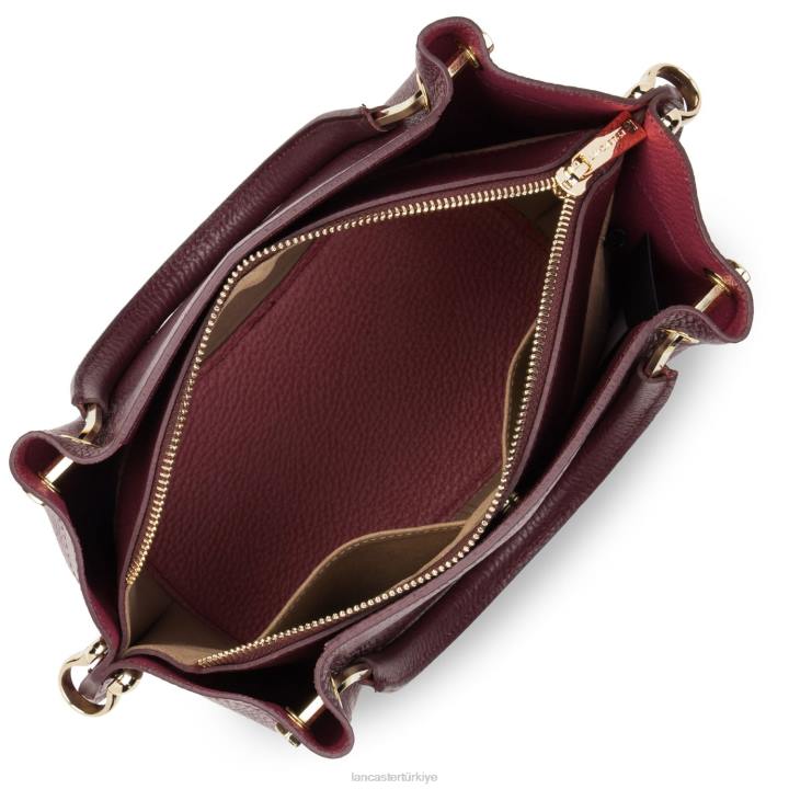 kadınlar m çanta faulonne çift fuxia'ya dökme öncesi Lancaster Paris çanta H0LP2969
