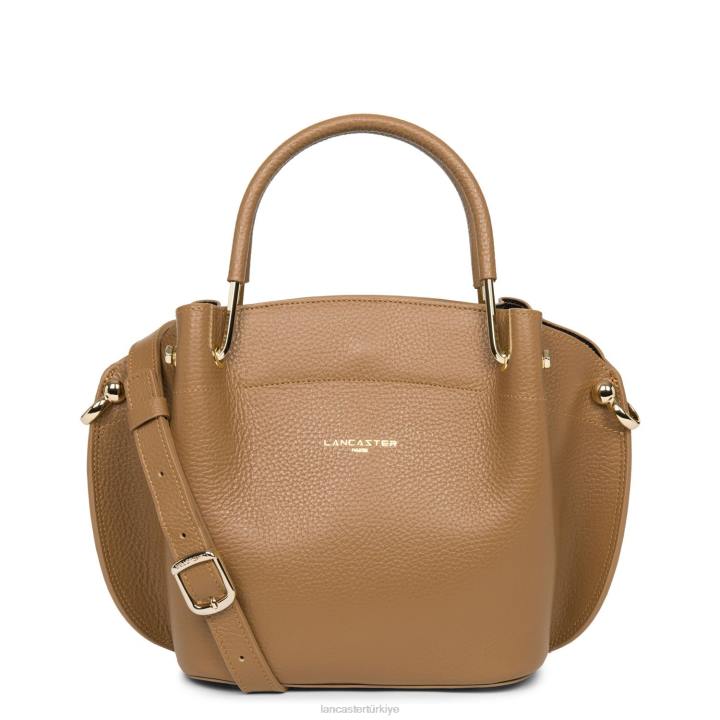 kadınlar m çanta faulonne çift kara deve Lancaster Paris çanta H0LP2967