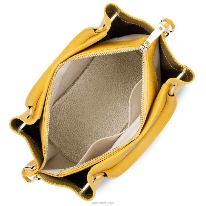kadınlar m çanta faulonne çift sarı-ya da Lancaster Paris çanta H0LP2970