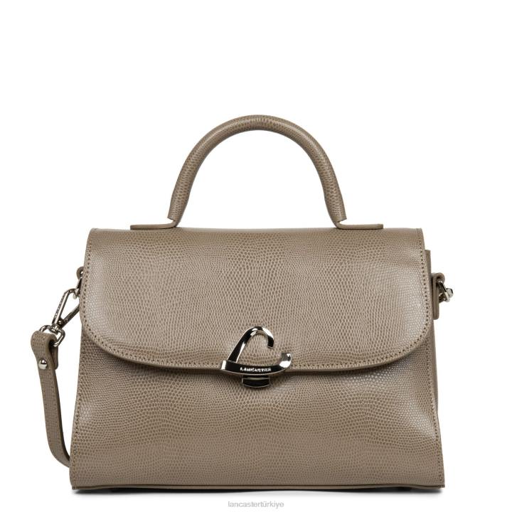 kadınlar m çanta lucertola boz kahverengi Lancaster Paris çanta H0LP3475