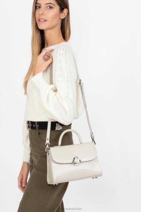 kadınlar m çanta lucertola ekru Lancaster Paris çanta H0LP3476
